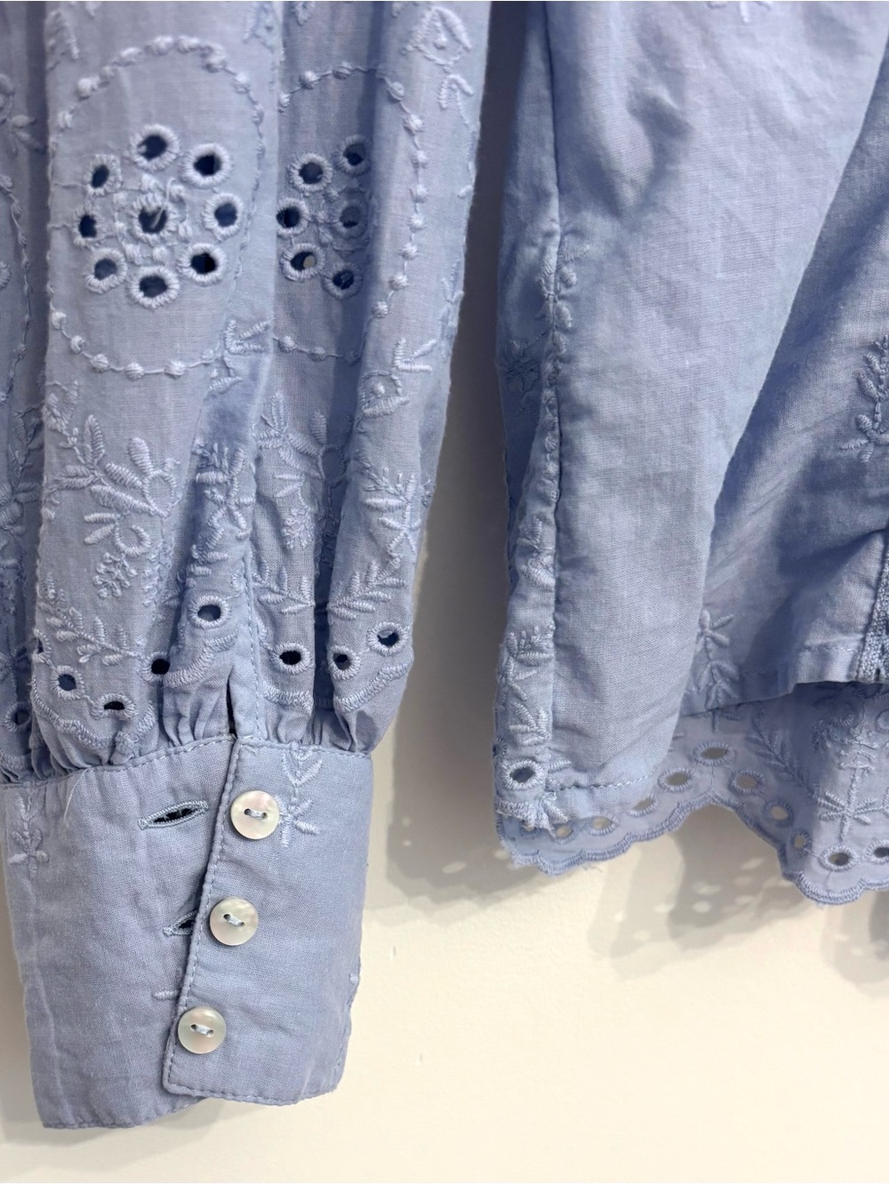 “French Girl” Per Una Embroidered Cotton Blouse|Romantic Boho, UK 10, US 6 - Picture 9 of 14